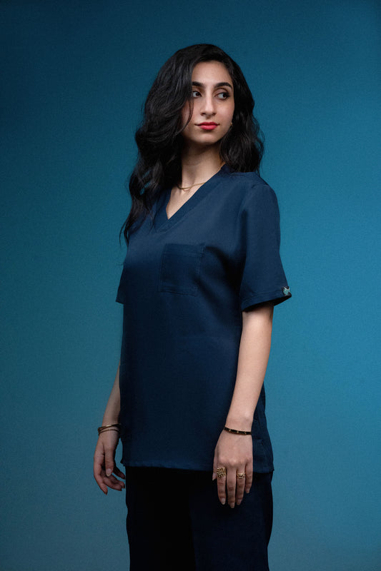 Medora Premium Scrub Set – Midnight Navy (Women’s)