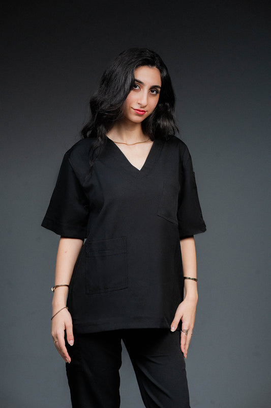 Medora Premium Scrub Set – Carbon Black (Women’s)