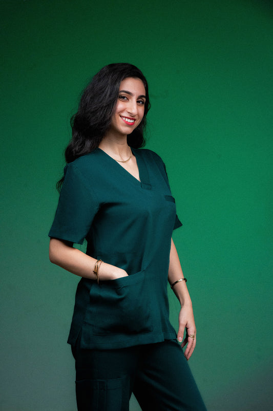 Medora Premium Scrub Set – Olive Grove (Women’s)