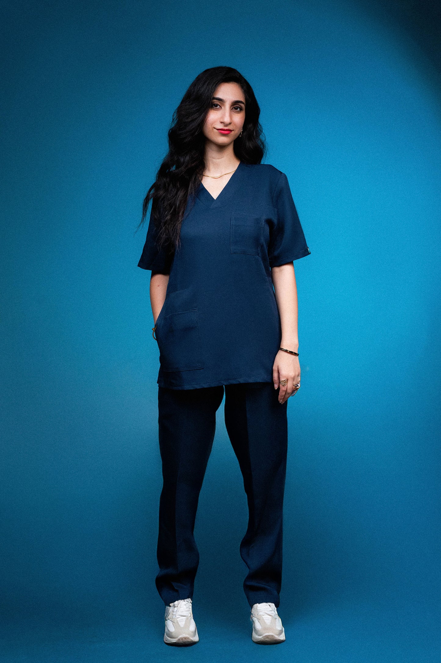 Medora Premium Scrub Set – Midnight Navy (Women’s)