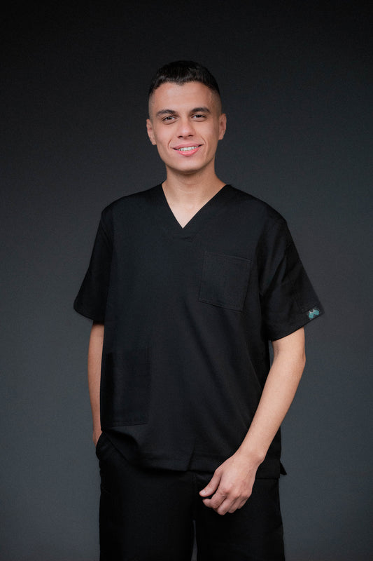 Medora Premium Scrub Set – Carbon Black (Men’s)