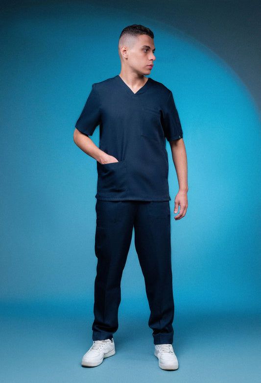 Medora Premium Scrub Set – Midnight Navy (Men’s)